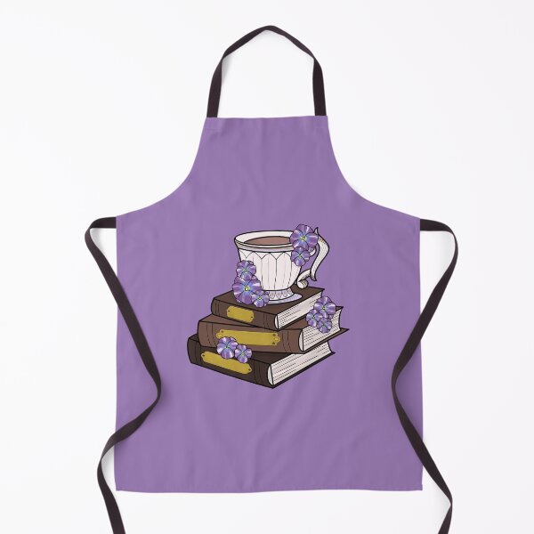 Item preview, Stack of books and teacup designed and sold by letizzart designs.