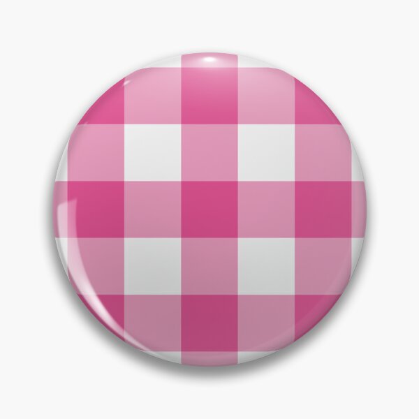 Item preview, White And Hot Pink Gingham Pattern designed and sold by pattern-archive.