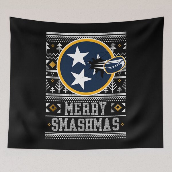Item preview, Merry Smashmas Nashville Predators Christmas designed and sold by Tharin2021.