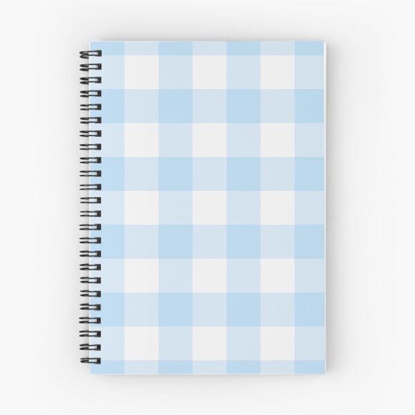 Item preview, White And Ice Blue Gingham Pattern designed and sold by pattern-archive.
