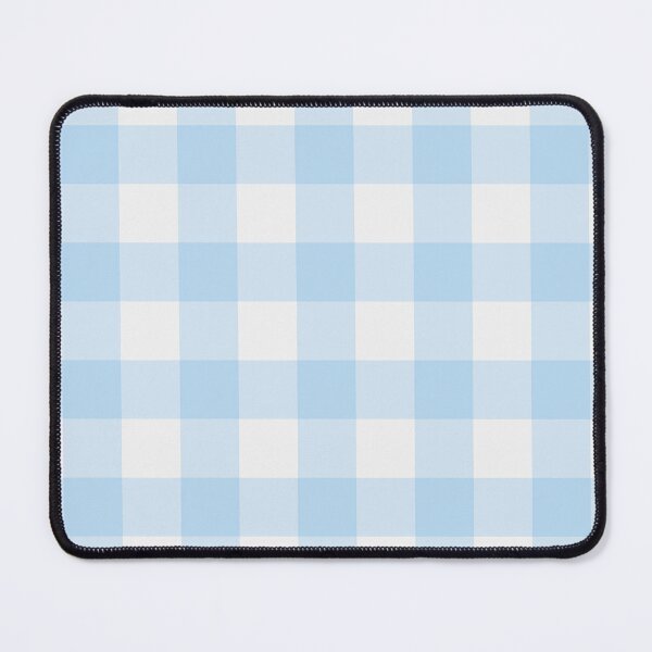 Item preview, White And Ice Blue Gingham Pattern designed and sold by pattern-archive.