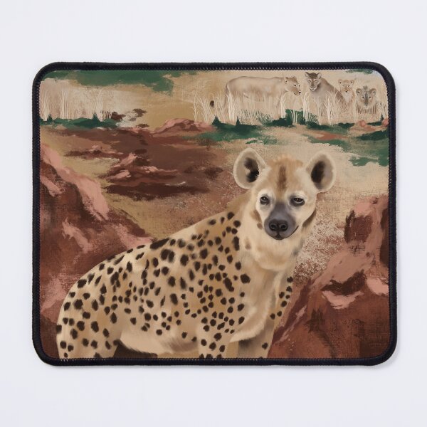 Item preview, Rivals: Spotted hyena and lions designed and sold by prntsystm.