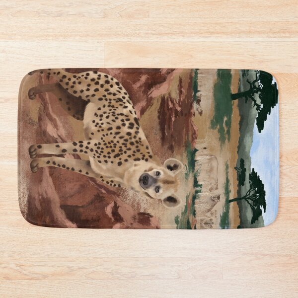 Item preview, Rivals: Spotted hyena and lions designed and sold by prntsystm.