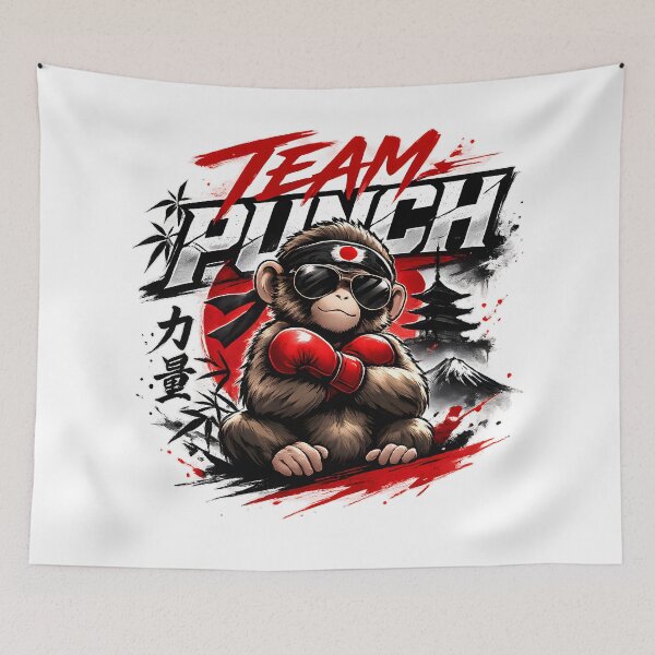 Item preview, Team Punch Monkey Boxer – Bold Street Style Graphic designed and sold by OlizaPrint.