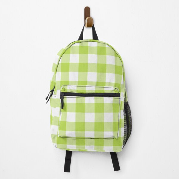 Item preview, White And Lime Gingham Pattern designed and sold by pattern-archive.
