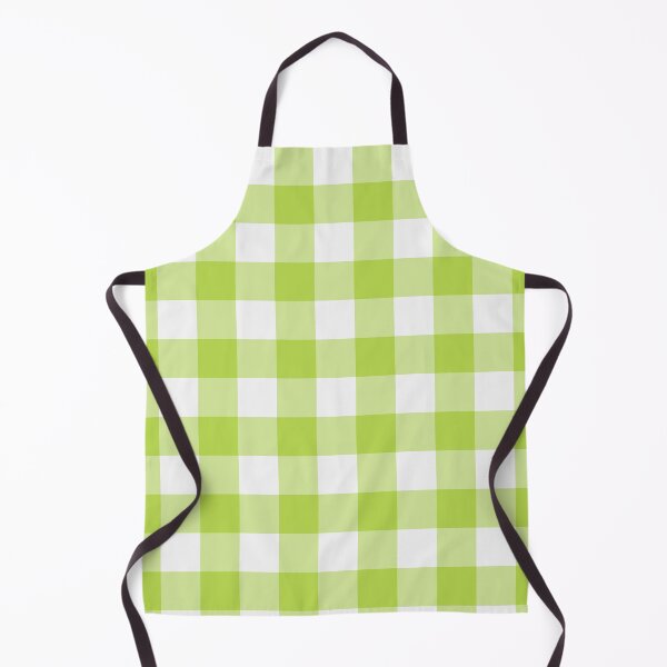 Item preview, White And Lime Gingham Pattern designed and sold by pattern-archive.