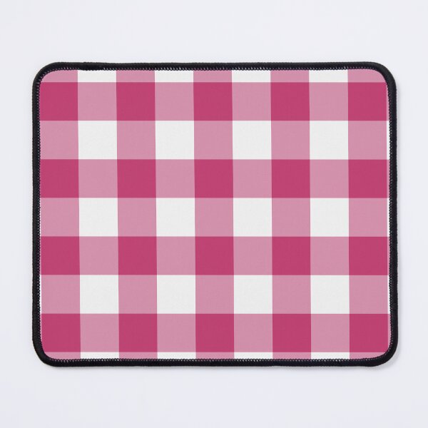 Item preview, White And Magenta Gingham Pattern designed and sold by pattern-archive.