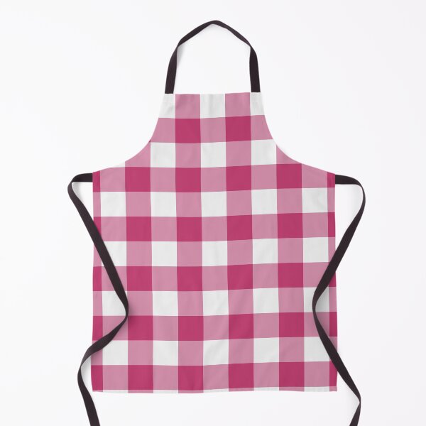 Item preview, White And Magenta Gingham Pattern designed and sold by pattern-archive.