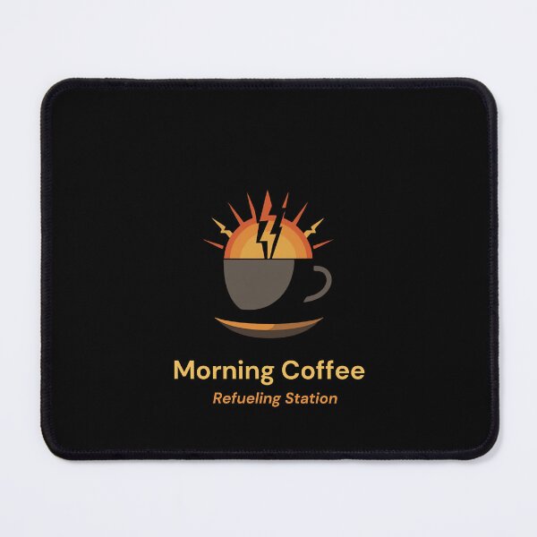Item preview, Morning Coffee Refueling Station – Funny Coffee Lover Shirt designed and sold by GigaFactory.