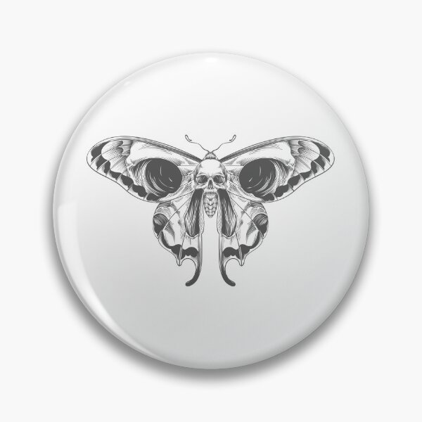 Item preview, Hand drawn death moth designed and sold by Viktorlv92.