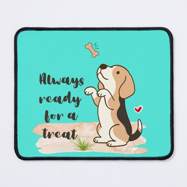 Item preview, Always Ready for a Treat Beagle designed and sold by TheBeeKindSpace.