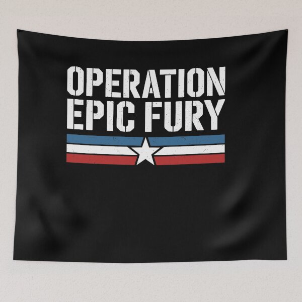 Item preview, Operation Epic Fury Vintage Distressed Flag Patriotic designed and sold by RDGNR.