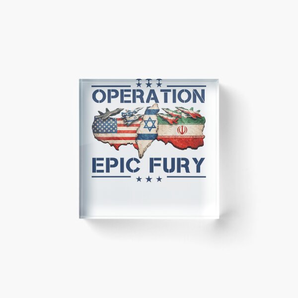 Item preview, Operation Epic Fury American Israel Iran USA Flag Patriotic designed and sold by RDGNR.