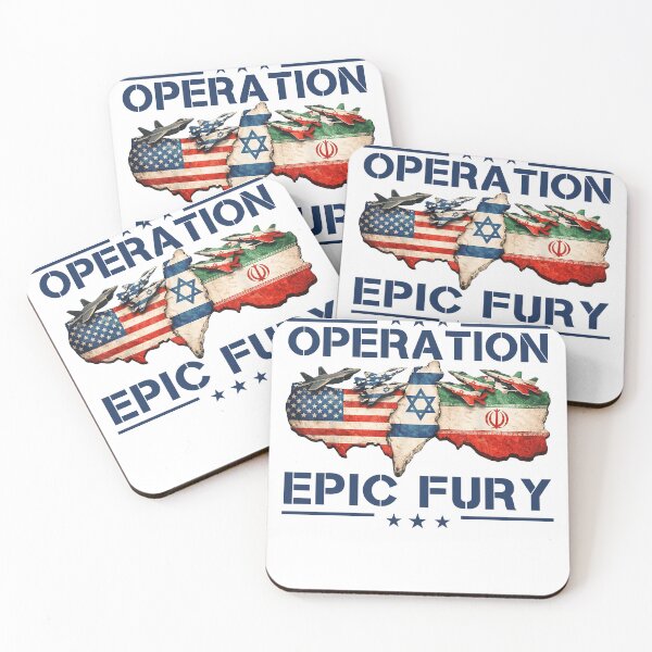 Item preview, Operation Epic Fury American Israel Iran USA Flag Patriotic designed and sold by RDGNR.