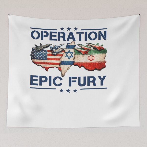 Item preview, Operation Epic Fury American Israel Iran USA Flag Patriotic designed and sold by RDGNR.