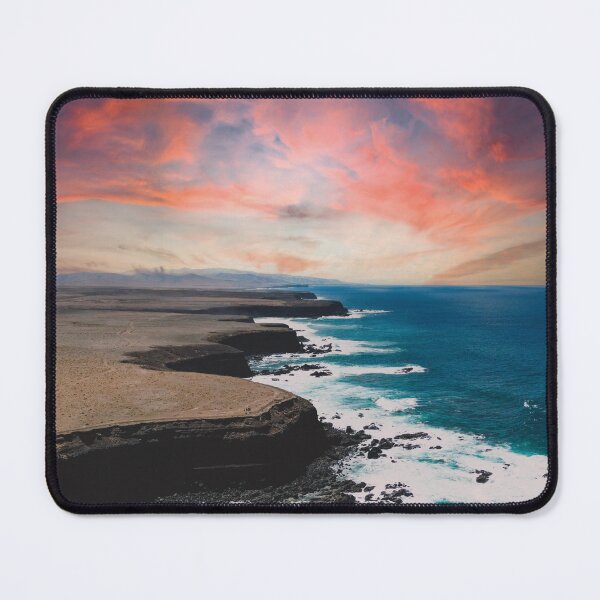 Item preview, Cliffs of Fuerteventura at a dramatic sunset by the sea designed and sold by Mauswohn.