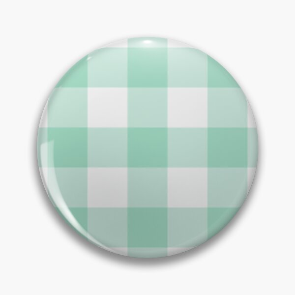 Item preview, White And Mint Gingham Pattern designed and sold by pattern-archive.