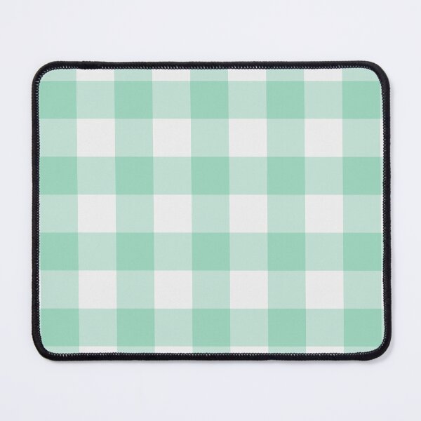 Item preview, White And Mint Gingham Pattern designed and sold by pattern-archive.