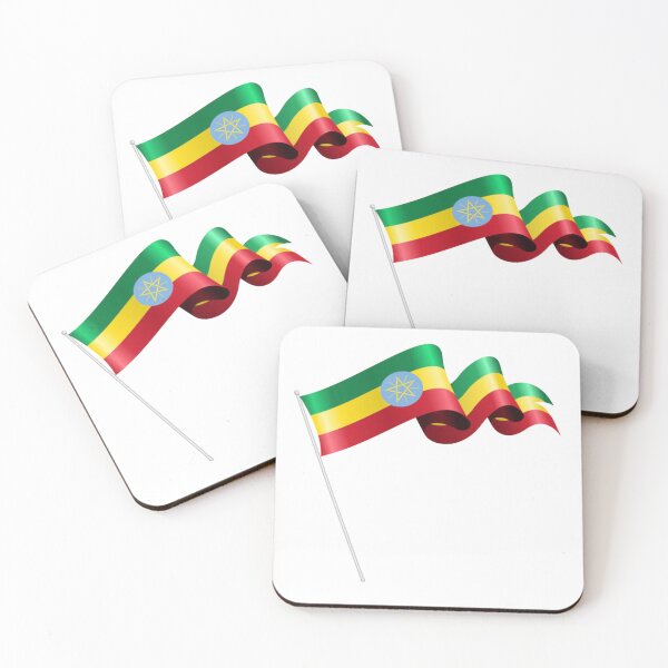 Item preview, Beautiful of  Ethiopia flag Art. designed and sold by HabeshaCreative.