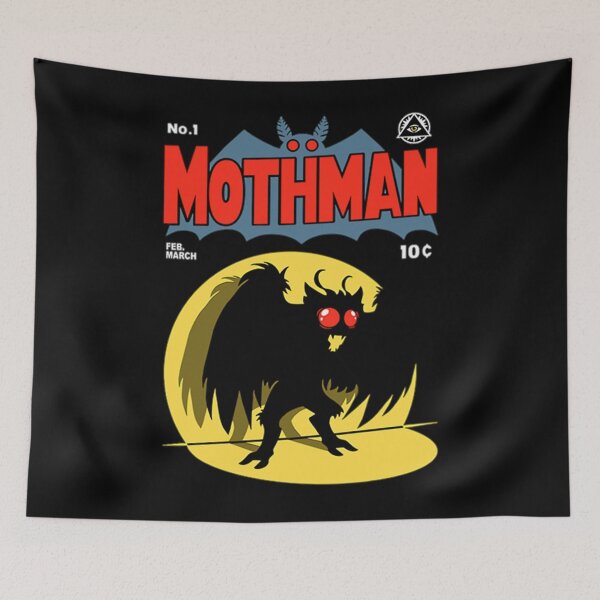 Aperçu de l'œuvre Logo de Mothman créée et vendue par Thebookgossiper.