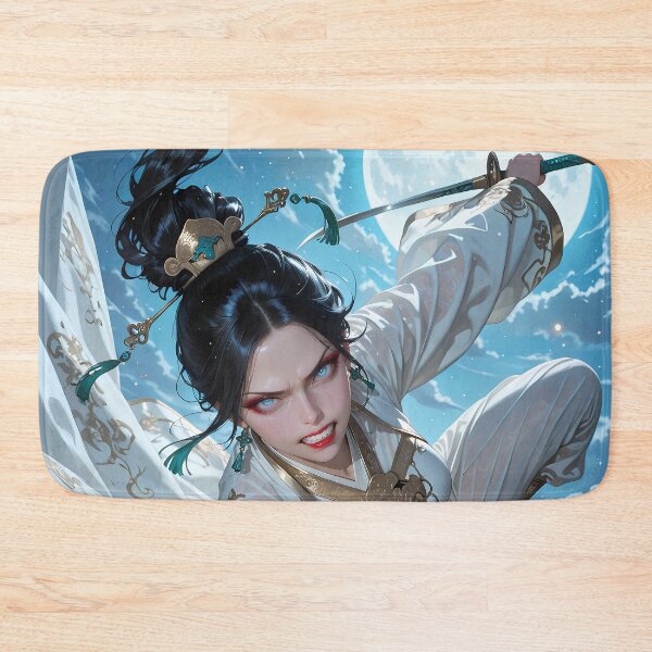 Item preview, EMPRESS YUE LIAN Descending Under Silver Moon Poster designed and sold by BorgSpareParts.