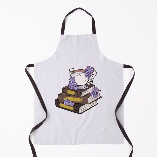Item preview, Stack of books and teacup designed and sold by letizzart designs.