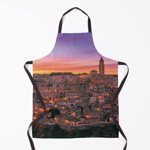 Item preview, Matera's historic old town at a magical dusk designed and sold by Mauswohn.