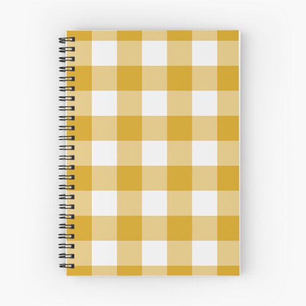 Item preview, White And Mustard Gingham Pattern designed and sold by pattern-archive.