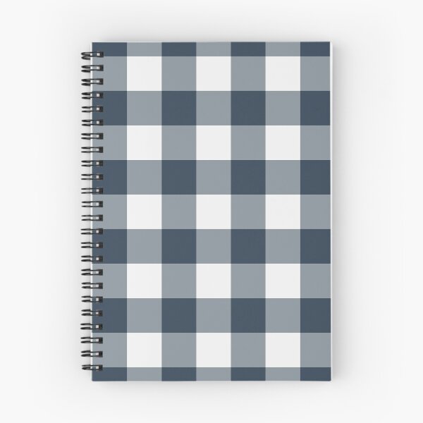 Item preview, White And Navy Gingham Pattern designed and sold by pattern-archive.