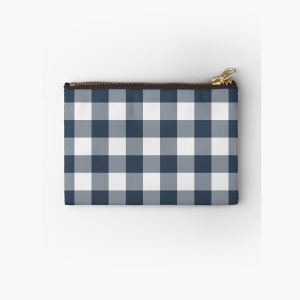 Item preview, White And Navy Gingham Pattern designed and sold by pattern-archive.
