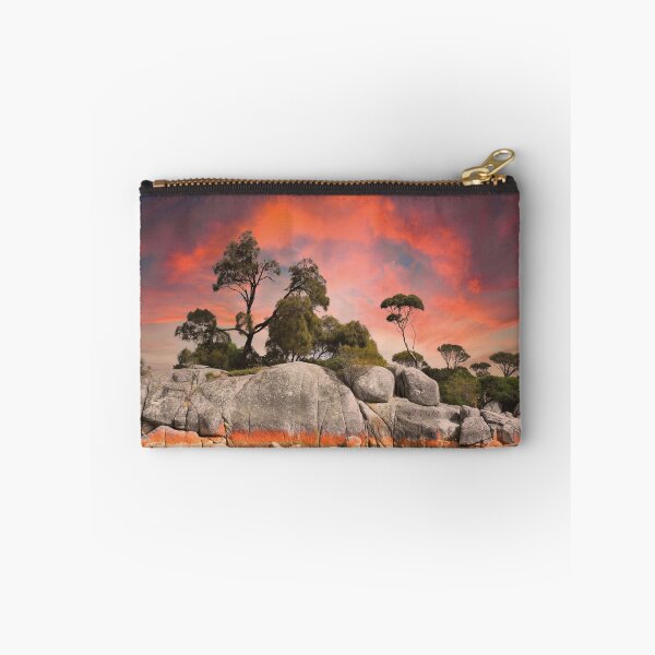 Item preview, Bay of Fires, Tasmania coast at a blazing sunset designed and sold by Mauswohn.