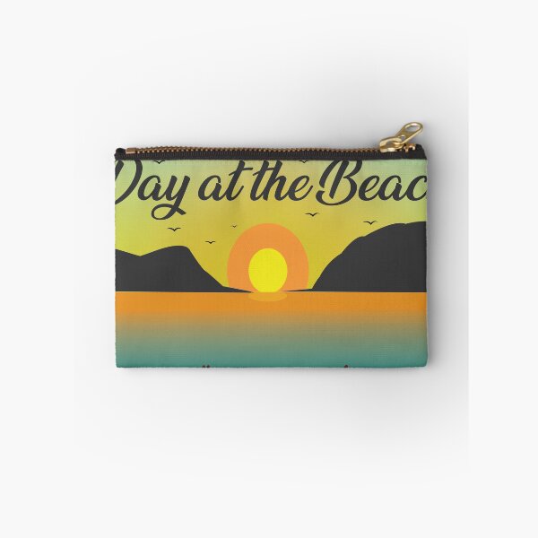 Item preview, Day at the Beach Tropical Sunset Pier Landscape Art designed and sold by PixelWaveBD.