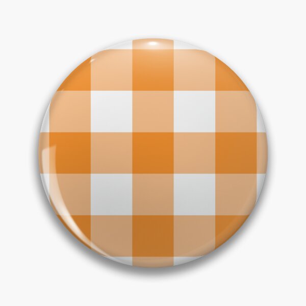 Item preview, White And Orange Gingham Pattern designed and sold by pattern-archive.