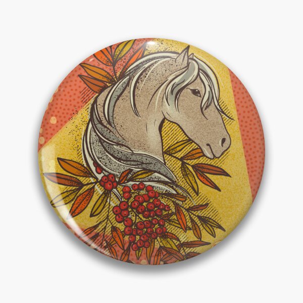 Item preview, Icelandic Horse in occasion of the Year of the Fire Horse designed and sold by Loopyful Design.