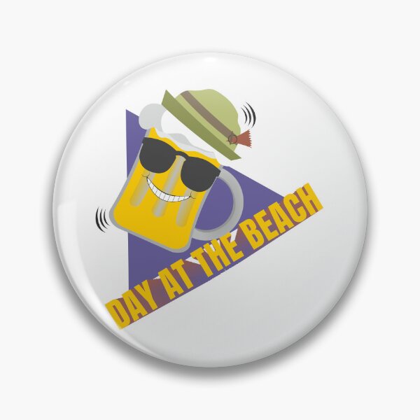 Item preview, Funny Beer at the Beach Summer Party Graphic Art designed and sold by PixelWaveBD.