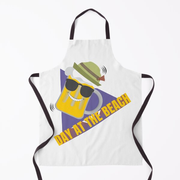 Item preview, Funny Beer at the Beach Summer Party Graphic Art designed and sold by PixelWaveBD.