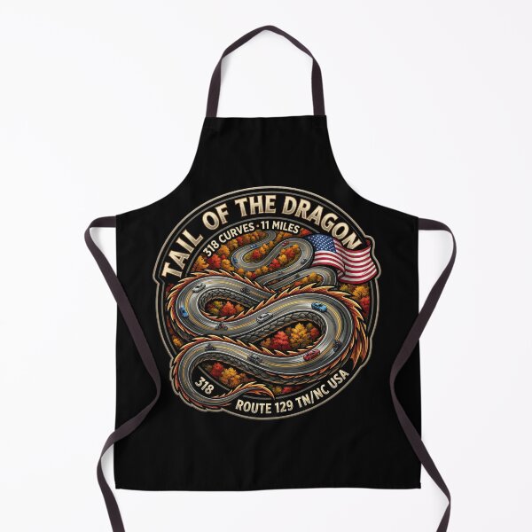 Item preview, Tail of the Dragon 318 Curves Legendary Road Artwork designed and sold by enzoade.