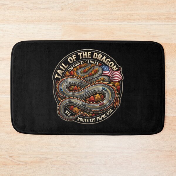 Item preview, Tail of the Dragon 318 Curves Legendary Road Artwork designed and sold by enzoade.