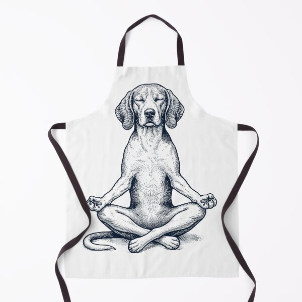Item preview, Vintage Treeing Walker Coonhound Yoga Lotus Meditation Dog Lover designed and sold by DoodleTortle.