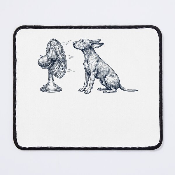 Item preview, Vintage Vizsla With Fan Dog Mom Dad designed and sold by DoodleTortle.
