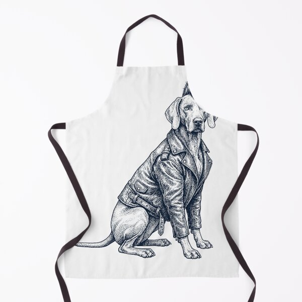 Item preview, Vintage Weimaraner Punk Mowhawk Dog Mom Dad designed and sold by DoodleTortle.