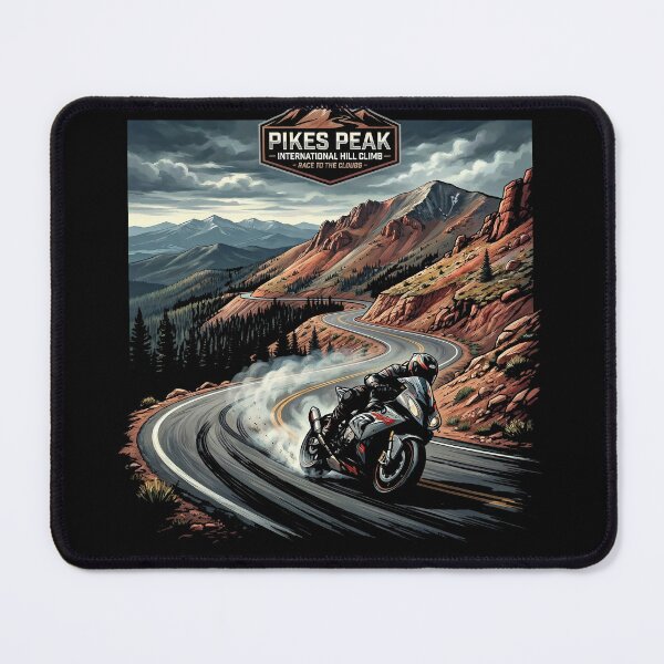 Item preview, Pikes Peak Colorado Motorsport Legacy Artwork designed and sold by enzoade.