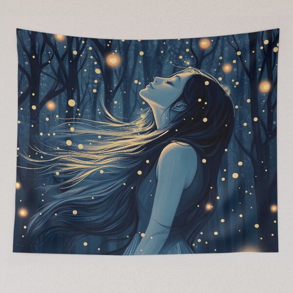 Item preview, Enchanting Mystic Forest Girl Spirit designed and sold by Shoot-The-Moon.