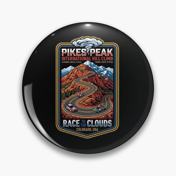 Item preview, Pikes Peak Racing Summit Illustration designed and sold by enzoade.