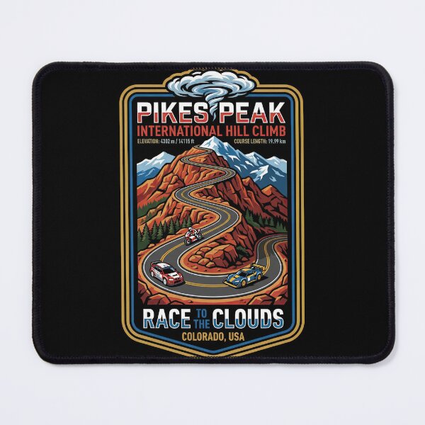 Item preview, Pikes Peak Racing Summit Illustration designed and sold by enzoade.