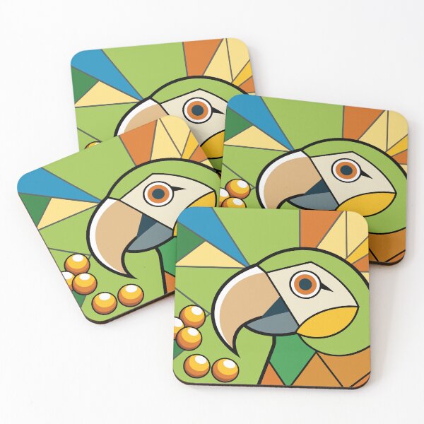 Item preview, Colorful Geometric Parrot designed and sold by SuperAIstar.