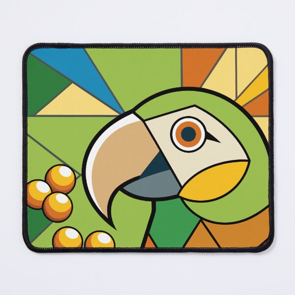 Item preview, Colorful Geometric Parrot designed and sold by SuperAIstar.