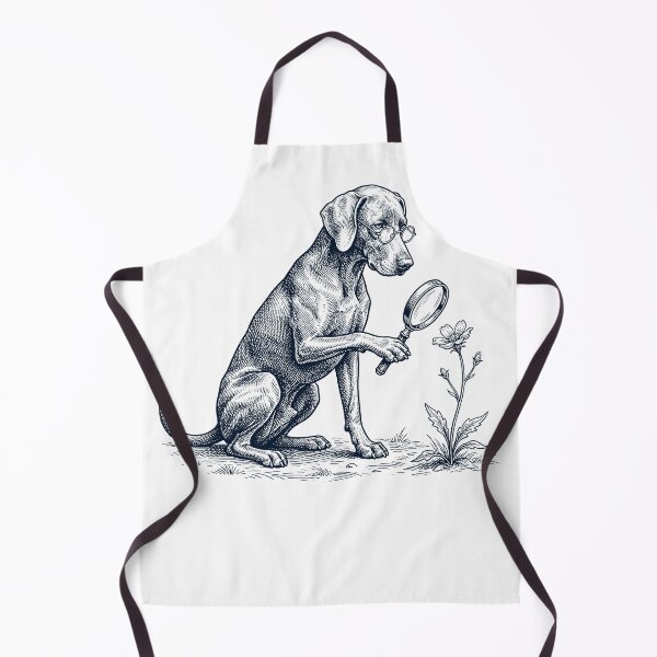 Item preview, Vintage Weimaraner Botanist Flower Dog Mom Dad designed and sold by DoodleTortle.