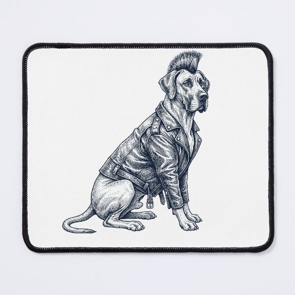 Item preview, Vintage West Highland White Terrier Punk Mowhawk Dog Mom Dad designed and sold by DoodleTortle.