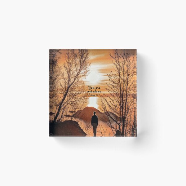 Item preview, You are not alone - Joshua 1:9 designed and sold by FTLOG.